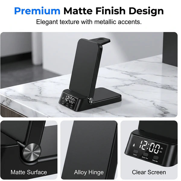 2026 HOT NEW 3-in-1 Fast Wireless Charger Stand